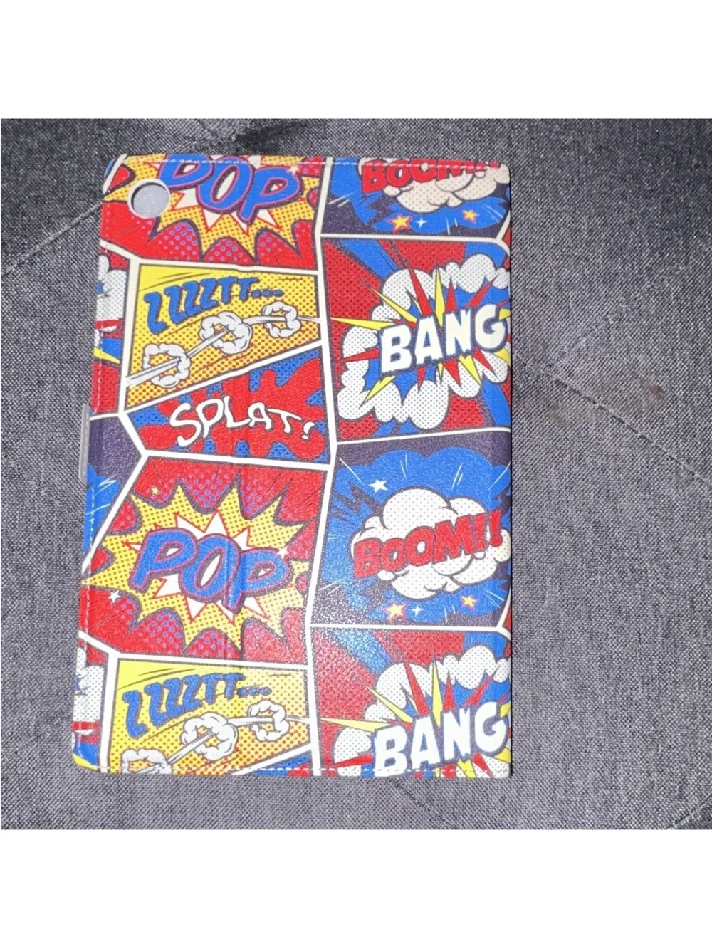 Comic Pop Art Tablet Case - Red, Blue, Yellow